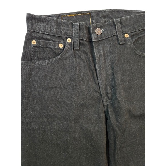 Vintage Levis 550 Relaxed Fit Tapered Leg Denim Blue Jeans Size 7 Med Distressed - Picture 5 of 8